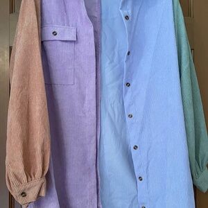 Corduroy Shirt dress
